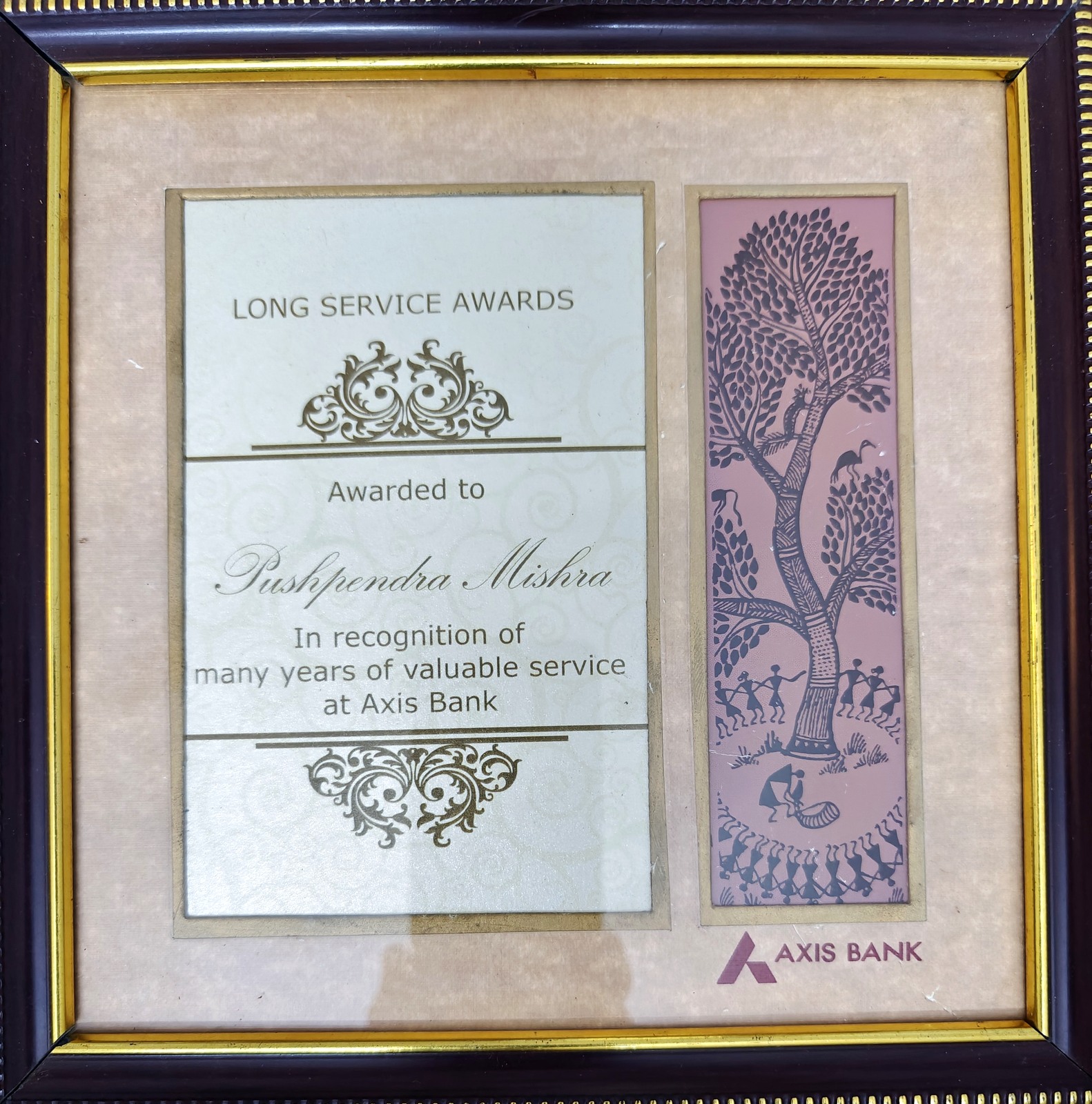 Long Service Award, Axis Bank